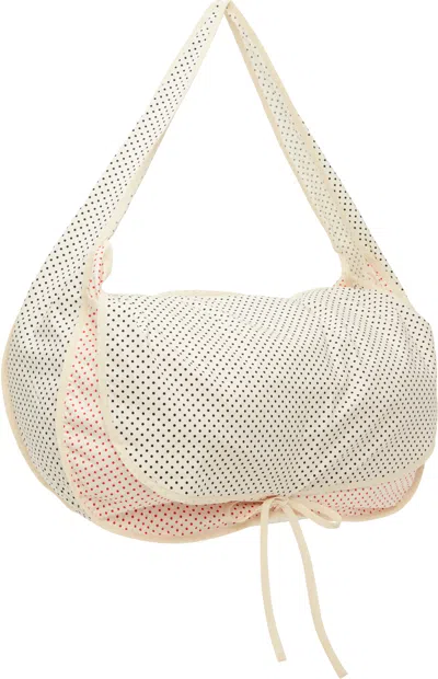 Sc103 Off-white Passage Bag In Dot Grid