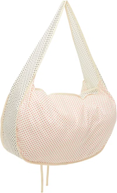 Sc103 Off-white Passage Bag In Dot Grid