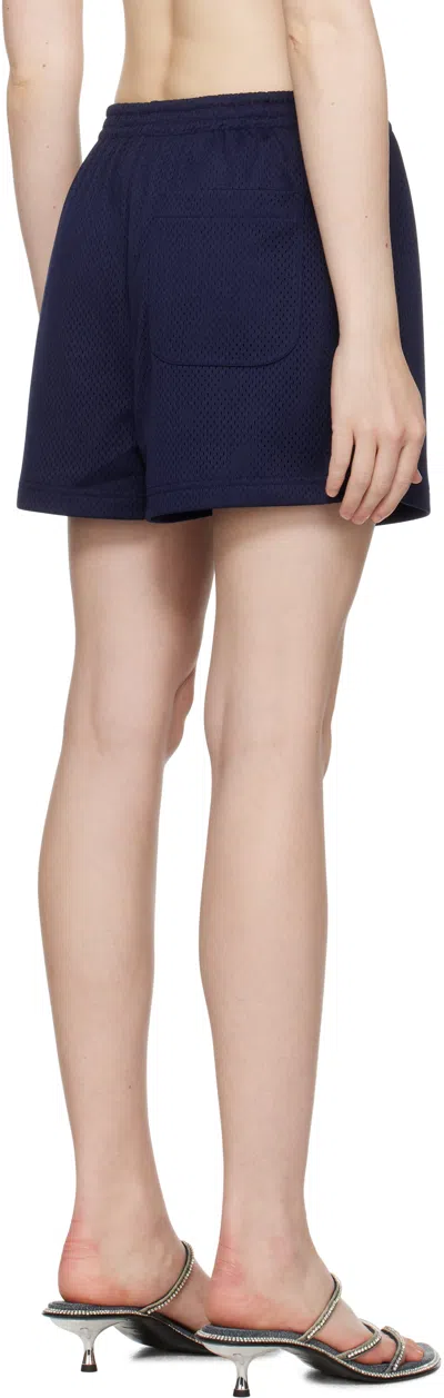 Alexander Wang Pant-skirt Polyester Mesh Fabric In Navy