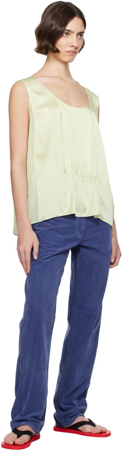 The Row Tarley Straight-leg Trousers In Washed Blue