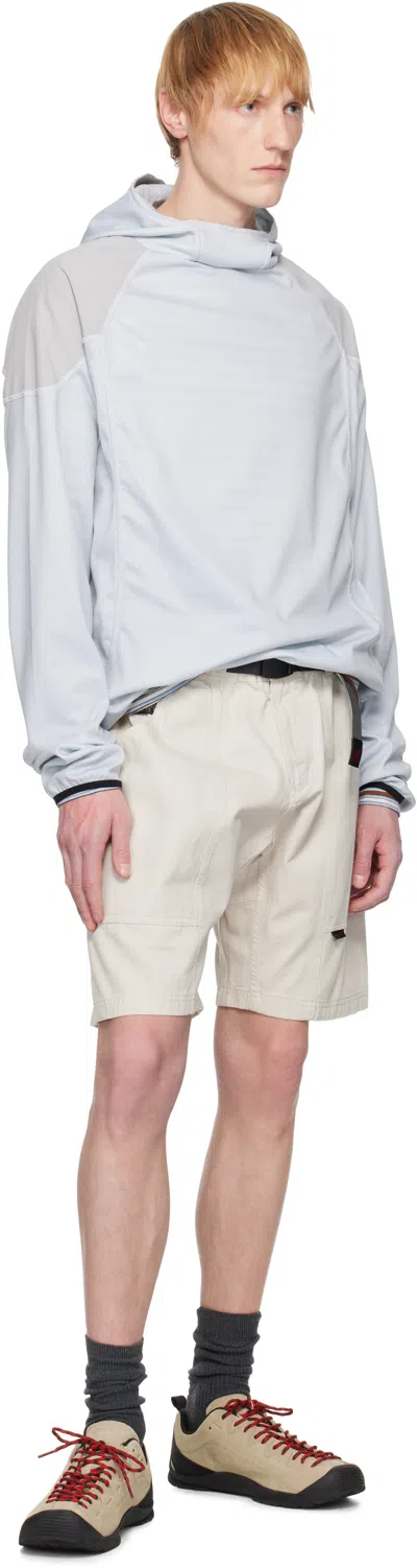 Gramicci Off-white Gadget Shorts In Dune Pigment