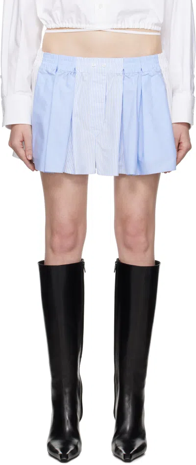 Alexander Wang Pleated Shorts In Multi