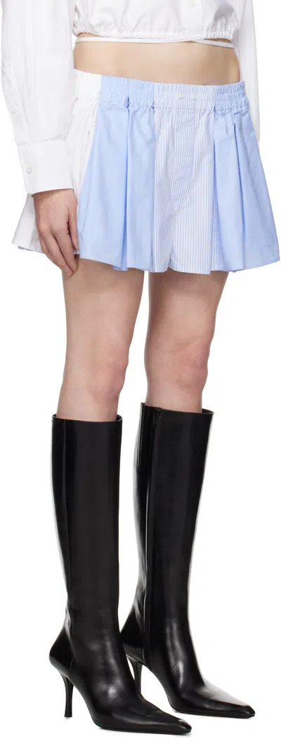 Alexander Wang Pleated Shorts In Multi