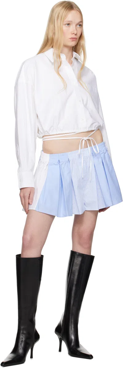 Alexander Wang Pleated Shorts In Multi