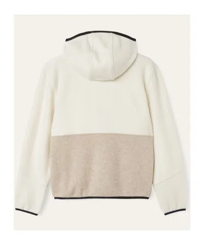 Loro Piana Terminillo Cashmere Zipper Casual Jacket In White