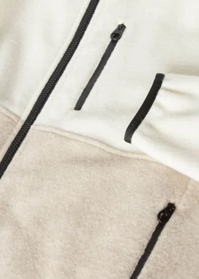 Loro Piana Terminillo Cashmere Zipper Casual Jacket In White