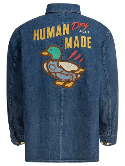 Human Made Jackets Blue In Blue