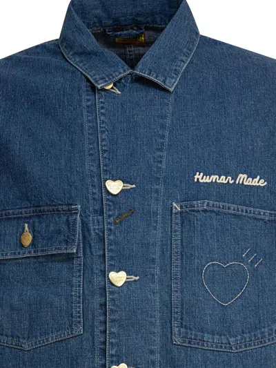 Human Made Jackets Blue In Blue