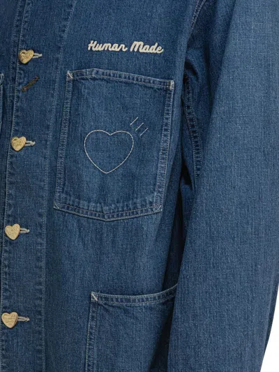 Human Made Jackets Blue In Blue