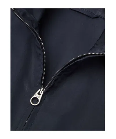 Loro Piana Reversible Storm System Shell And Super Wish Virgin Wool Gilet In Navy Blue