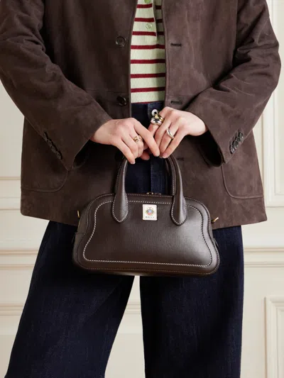 Bally Unda Shoulder Bag In Brown