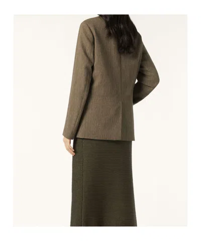 Loro Piana Spagna Jacket In Brown Chevron