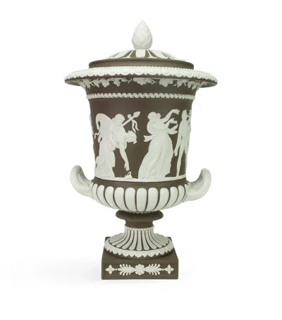 Wedgwood Iconic Borghese Vase In Green