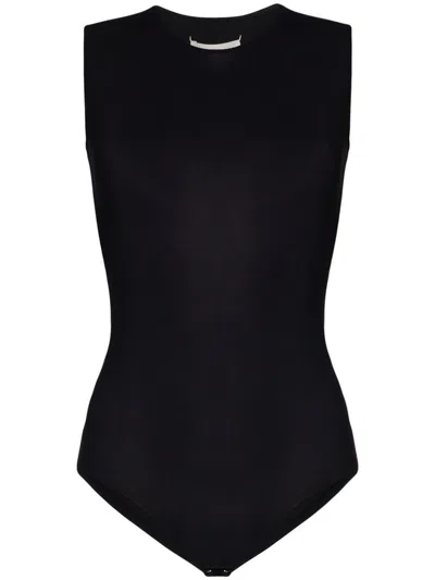 Maison Margiela Basic Roundneck Body Clothing In Black