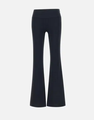 Courrèges Courreges Black Bootcut Scuba Jersey Pants In Black