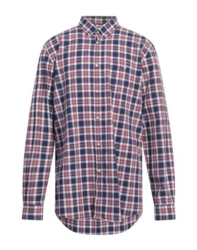 Barbour Man Shirt Ivory Size Xl Polyester In Navy