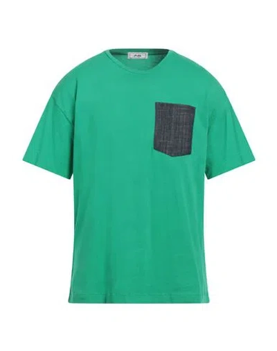 Jijil Man T-shirt Green Size 32 Cotton In Green
