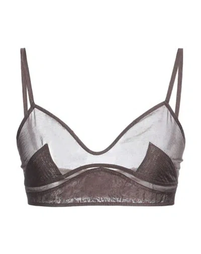 Low Classic Woman Top Chocolate Brown Size M Polyester, Nylon In Brown