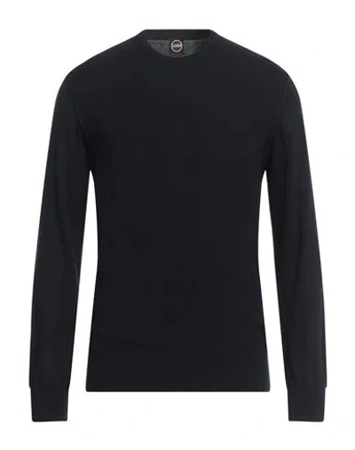 Colmar Man Sweater Midnight Blue Size L Cotton In Blue