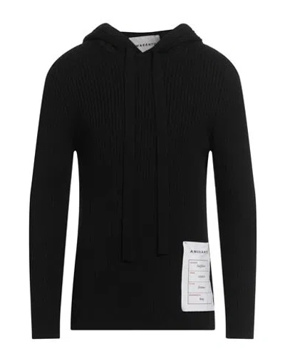 AMARANTO AMARANTO MAN SWEATER BLACK SIZE L WOOL 