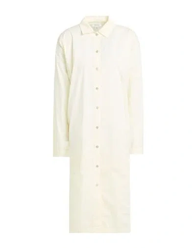 Crossley Woman Midi Dress Light Green Size Xs Linen In Yellow