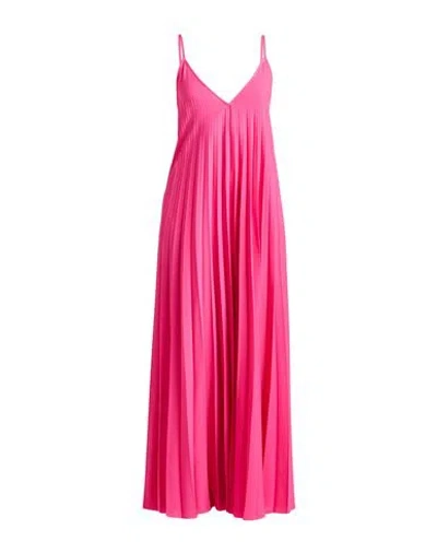 P.a.r.o.s.h P. A.r. O.s. H. Woman Maxi Dress Magenta Size L Polyester In Pink