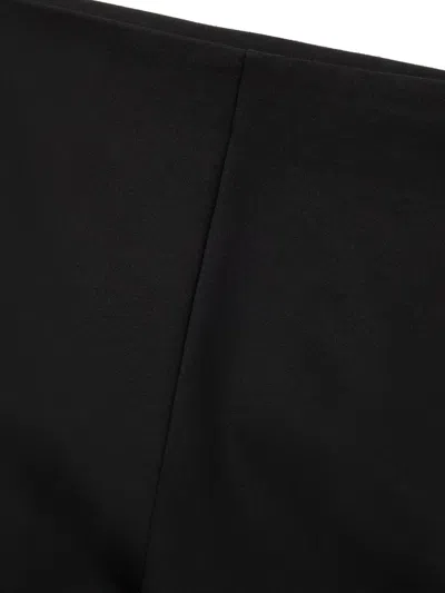 Hugo Boss Flared Leggings In Stretch Jersey In ブラック