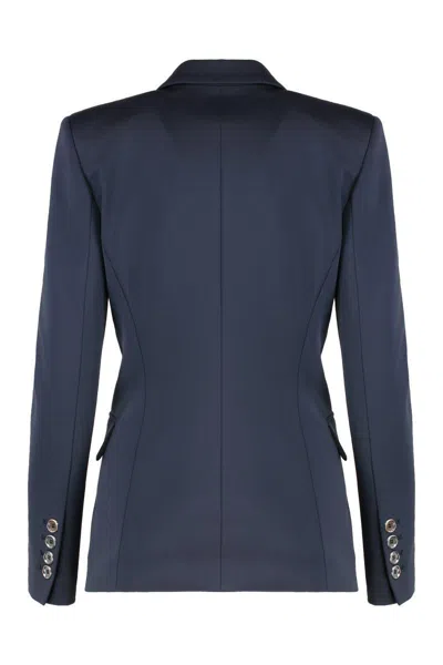 Pinko New Signum Single-breasted One Button Jacket In Blue