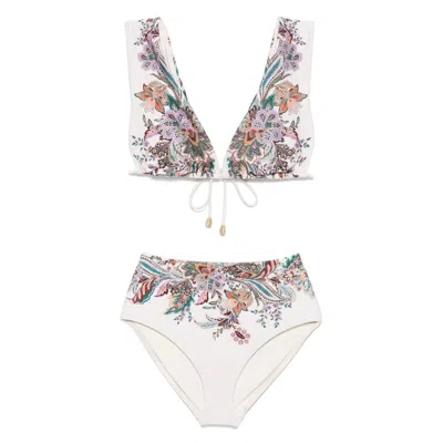 Shop Zimmermann Beachwears In Beige