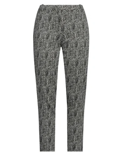 Trussardi Jeans Woman Pants Black Size 12 Acrylic, Cotton, Polyester, Polyamide, Elastane In Black