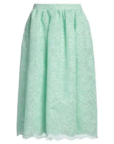 Vivetta Woman Midi Skirt Light Green Size 4 Polyester In Green