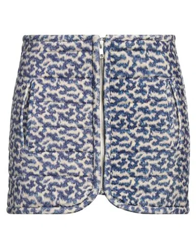 Isabel Marant Étoile Marant Étoile Woman Mini Skirt Navy Size 6 Cotton In Navy