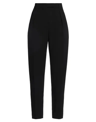 Max Mara Studio Woman Pants Black Size 8 Triacetate, Polyester In Black