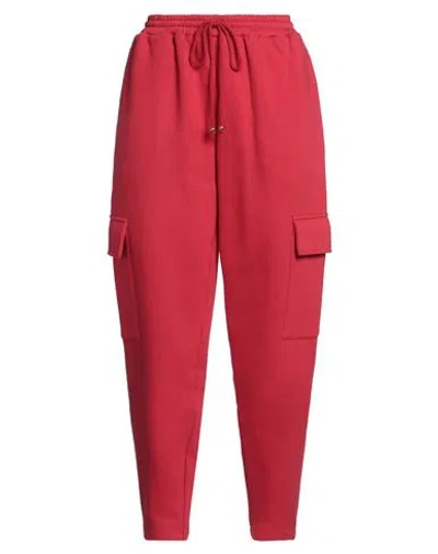 Connor & Blake Woman Pants Red Size Xs Cotton In Red