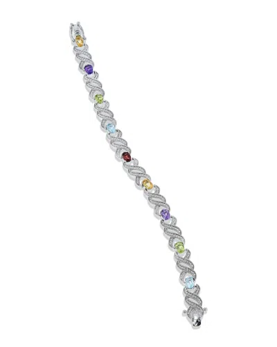 Savvy Cie Multi Gemstone And Diamond Bracelet 4.00gtw And 0.