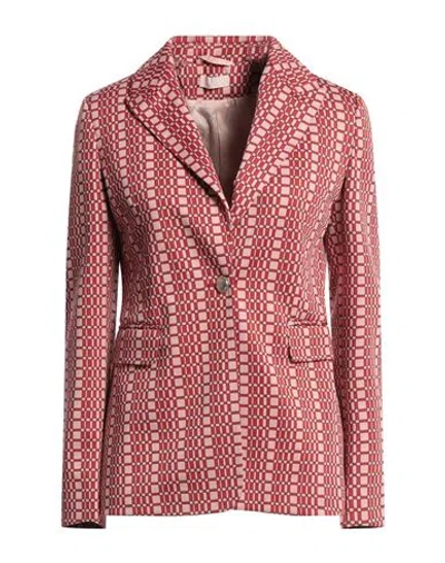 Liu •jo Woman Blazer Light Pink Size 10 Polyester, Polyamide, Elastane In Pink