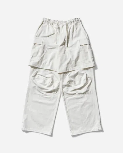 Dingyun Zhang Double Cargo Trousers In Grey