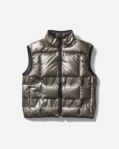Dingyun Zhang Men S Puffer Astro Vest Silver In Grey