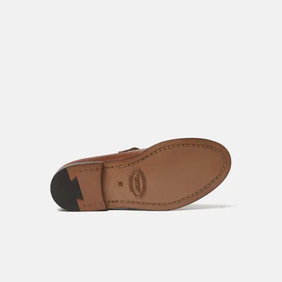 Scarosso Edna Buckle Fastened Flat Shoes In Tan - Calf