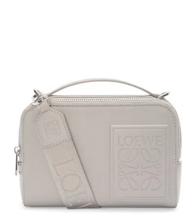 Loewe Mini Leather Cross-body Camera Bag In Grey