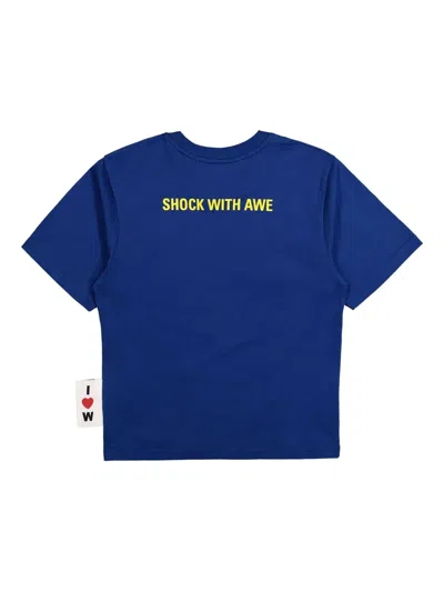 Walter Van Beirendonck Bear Micro T-shirt In Blue