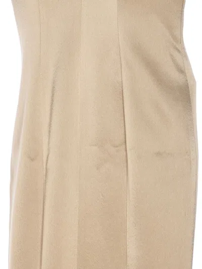 Fely Campo Long Dress In Gold