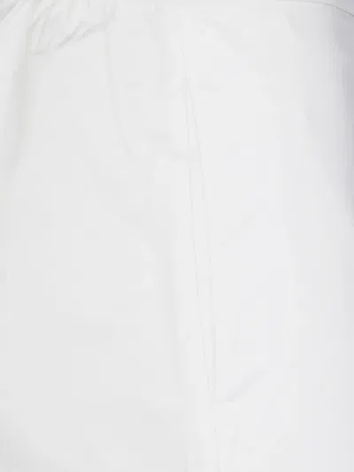 Alpha Studio Straight-leg Trousers In White