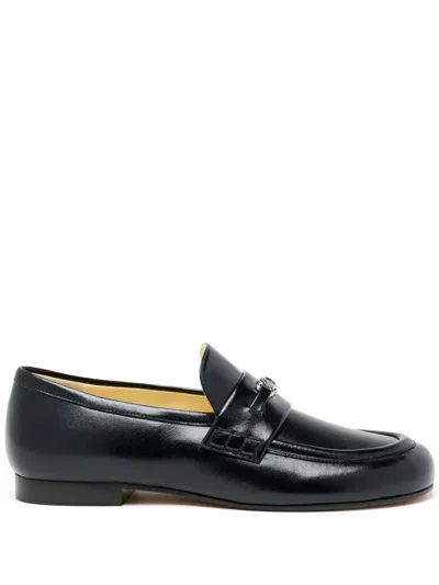 Proenza Schouler Mini Monogram Loafers In Black