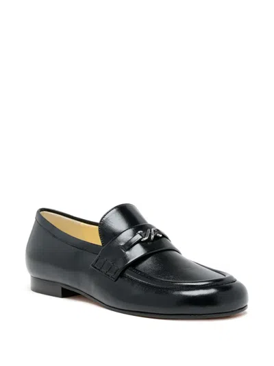 Proenza Schouler Mini Monogram Loafers In Black
