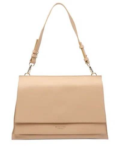 My Best Bag Leather Shoulder Bag In Neutrals