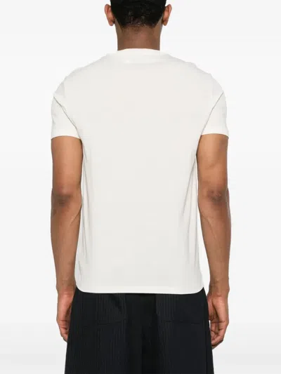 Polo Ralph Lauren Light Beige Cotton T-shirt With Logo In Neutrals