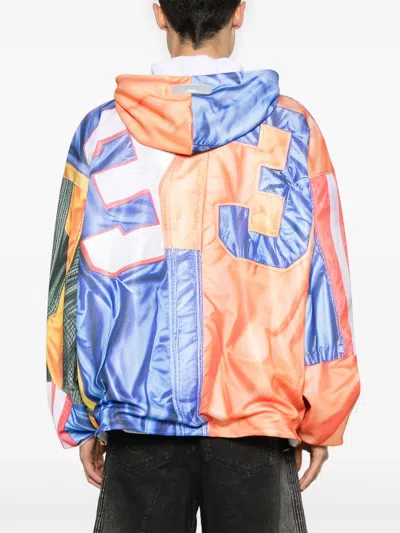 Pdf Patchwork Jacket In Orange