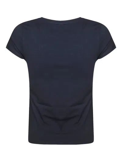 Alpha Studio Cotton T-shirt In Blue