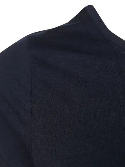 Alpha Studio Cotton T-shirt In Blue